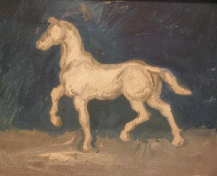 Vincent Van Gogh Plaster Statuette of a Horse Norge oil painting art